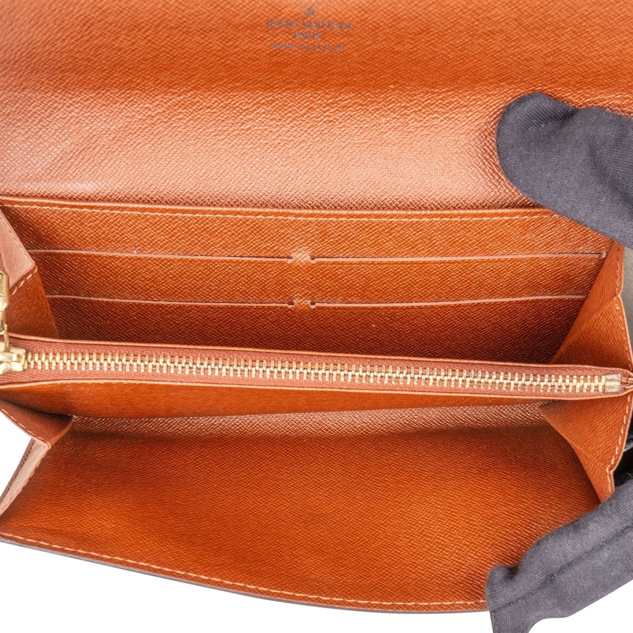 Louis Vuitton Monogram Canvas Sarah Wallet Bruin