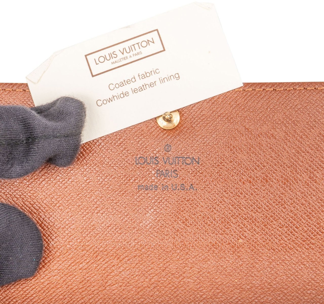 Louis Vuitton Monogram Canvas Sarah Wallet Bruin