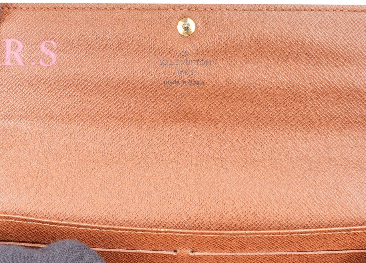 Louis Vuitton Monogram Canvas Sarah Wallet Bruin