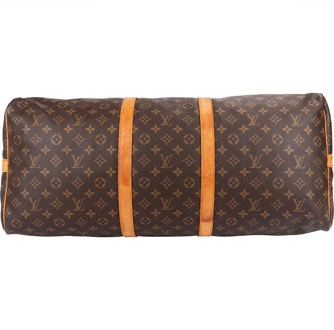 Louis Vuitton Louis Vuitton Monogram Canvas Keepall 60 Bandoulière Travel Bag Bruin