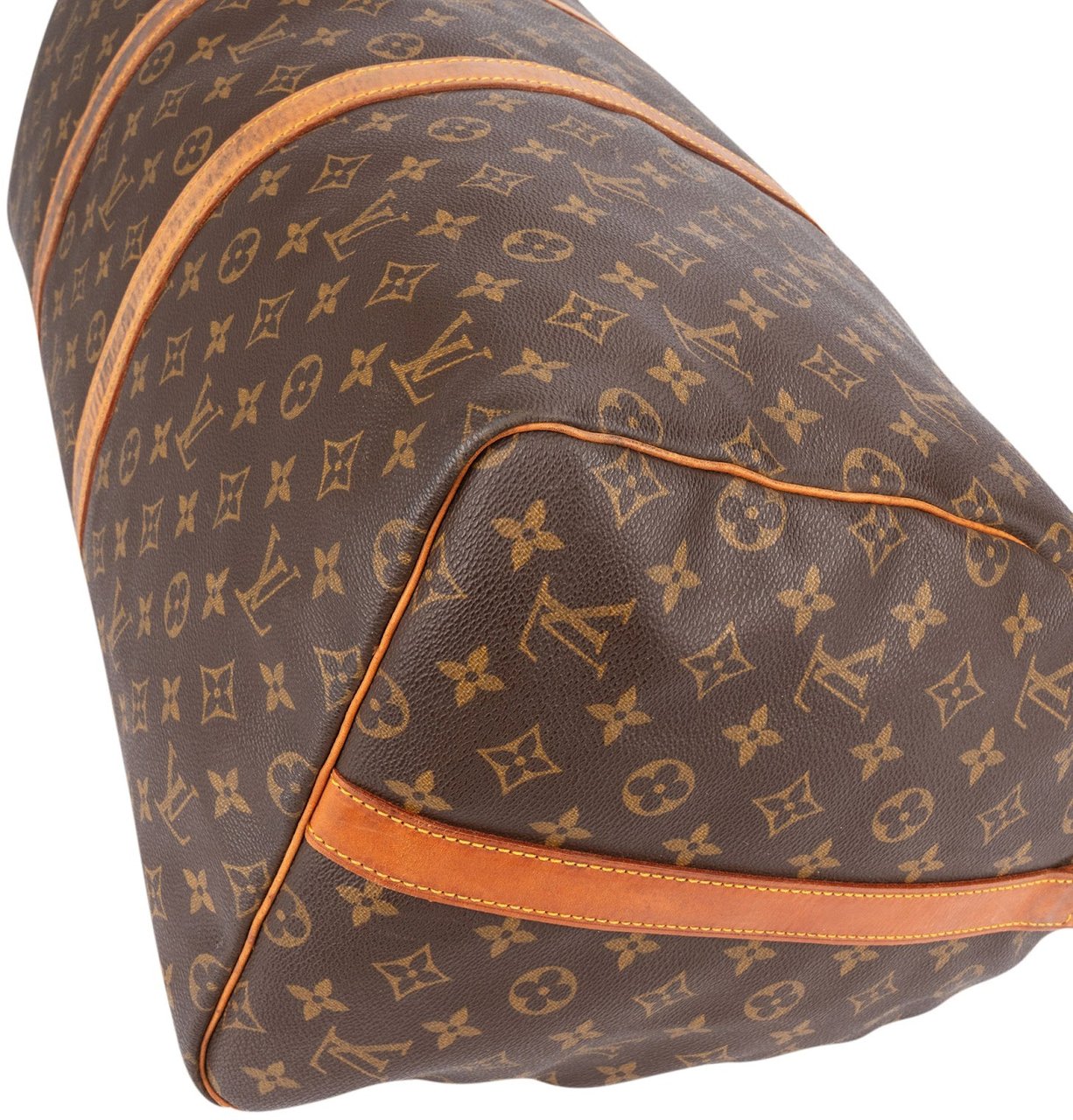 Louis Vuitton Louis Vuitton Monogram Canvas Keepall 55 Bandoulière Travel Bag Bruin