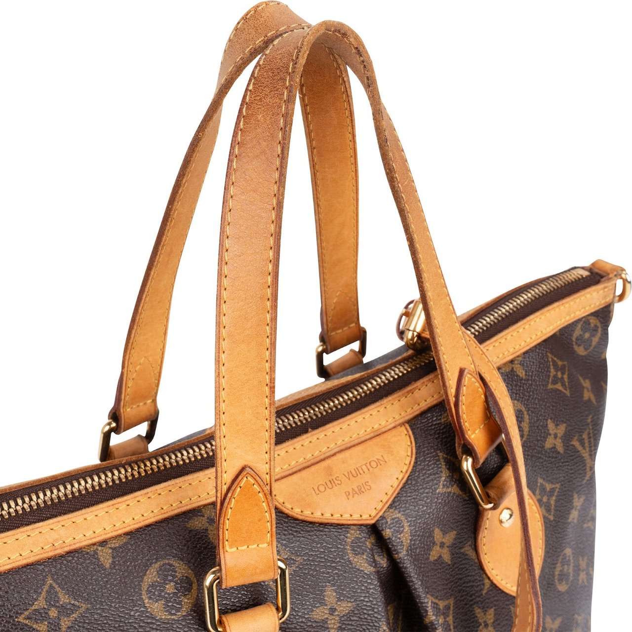 Louis Vuitton Louis Vuitton Monogram Canvas Palermo PM Handbag Bruin