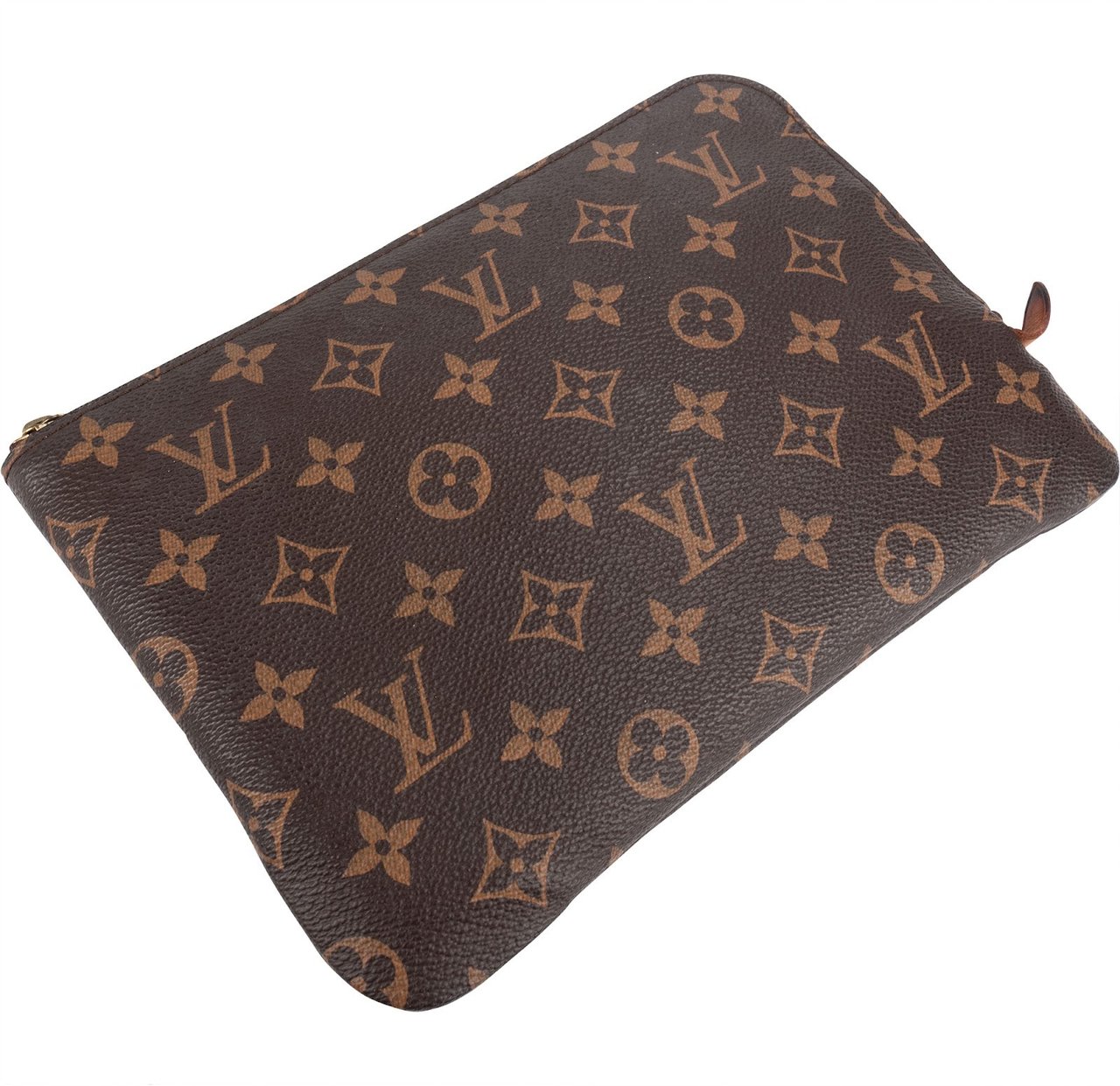 Louis Vuitton Louis Vuitton Monogram Canvas Pochette Voyage Jour PM Clutch Bruin