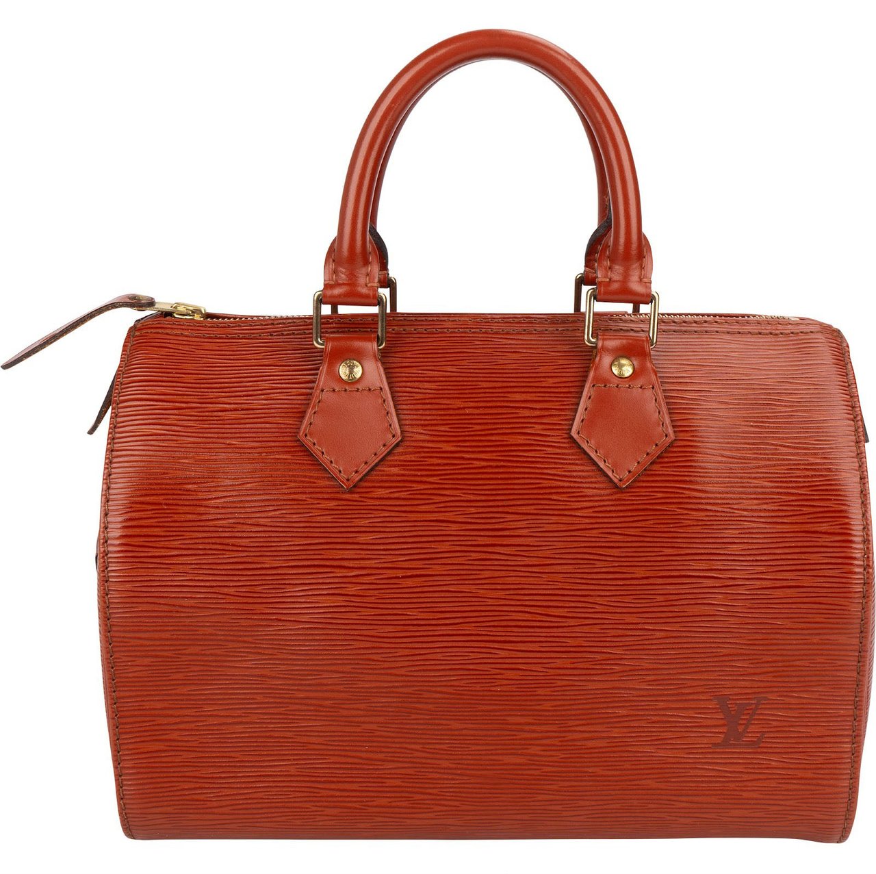 Louis Vuitton Louis Vuitton Limited Epi Leather "Hello" Speedy 25 Handbag Bruin
