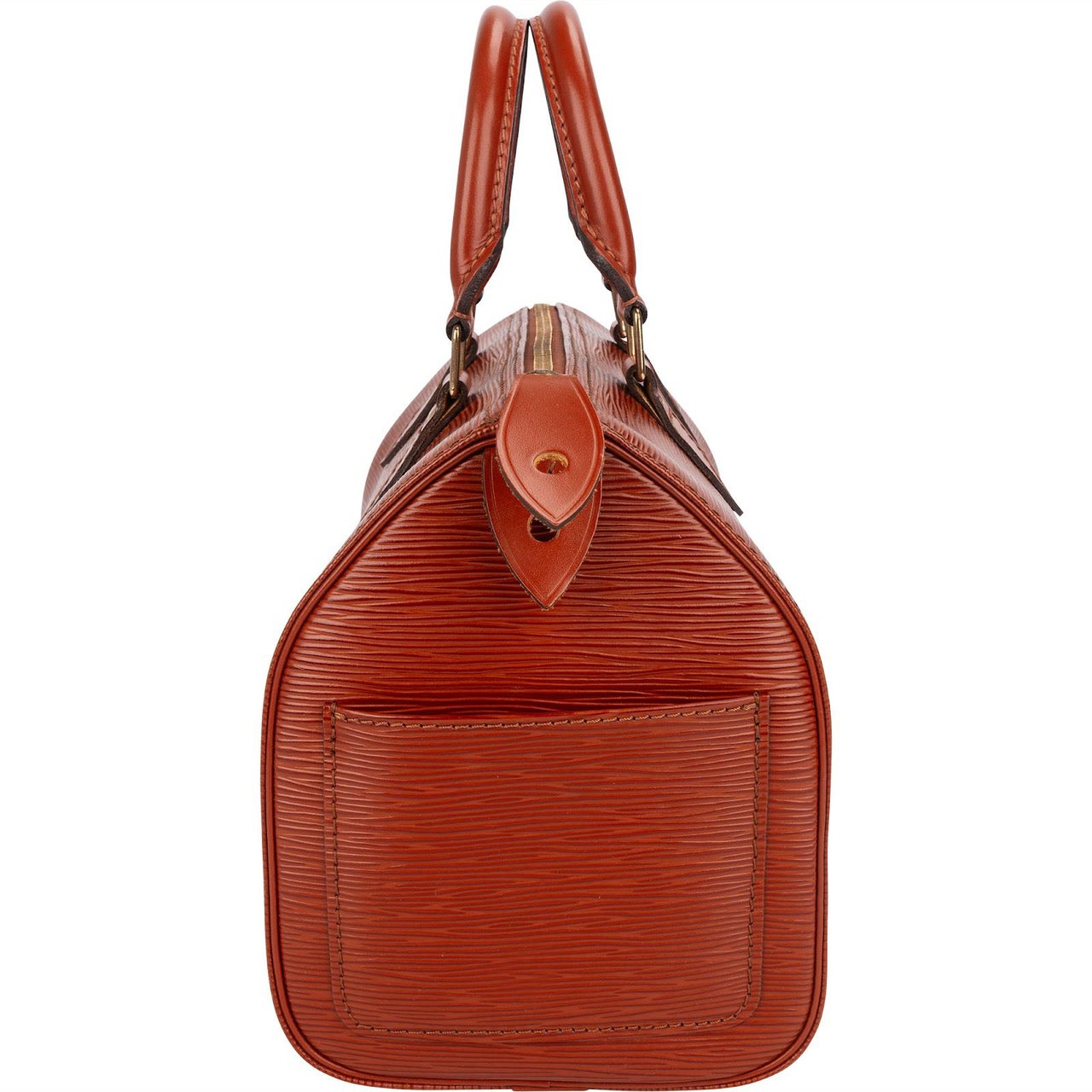 Louis Vuitton Louis Vuitton Limited Epi Leather "Hello" Speedy 25 Handbag Bruin