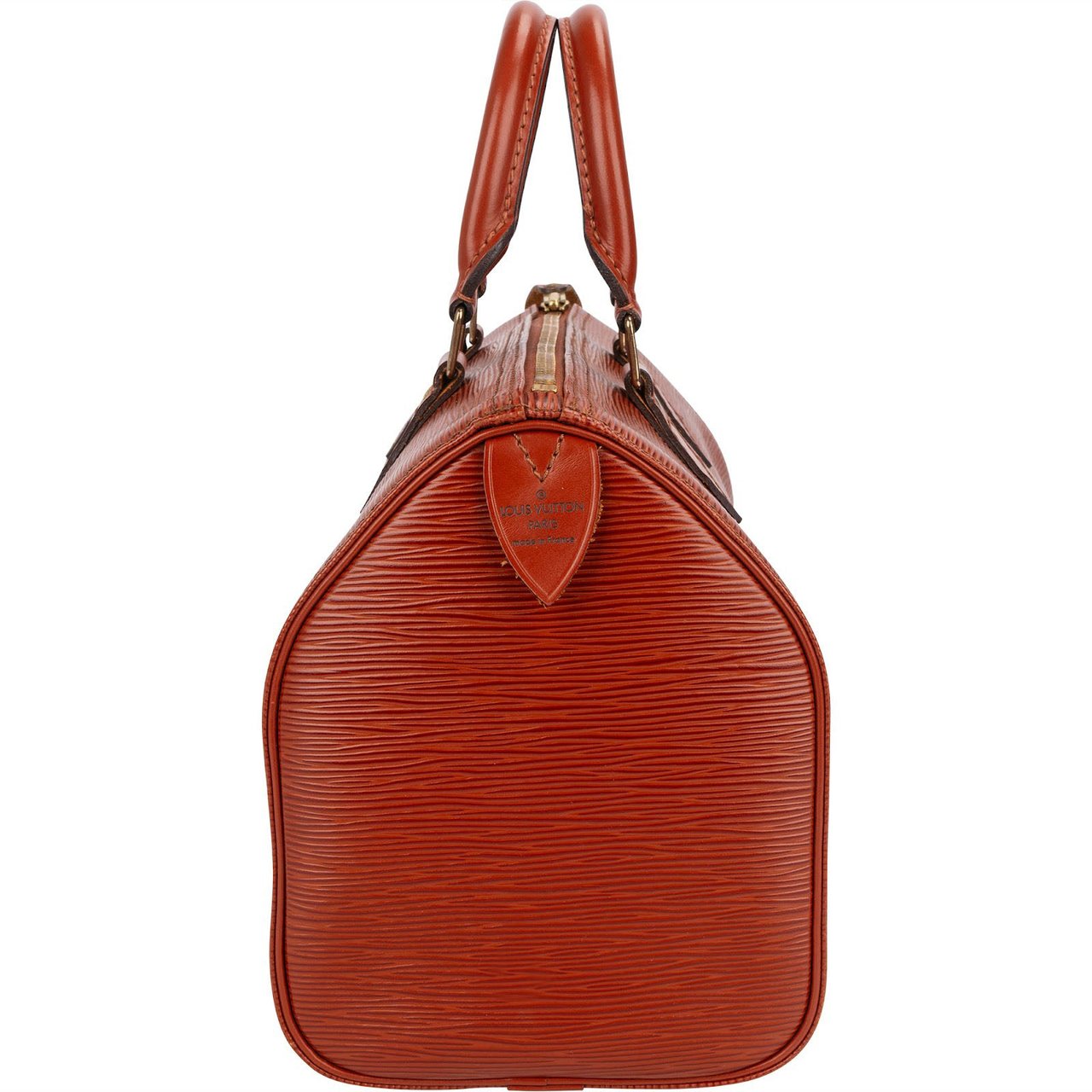 Louis Vuitton Louis Vuitton Limited Epi Leather "Hello" Speedy 25 Handbag Bruin