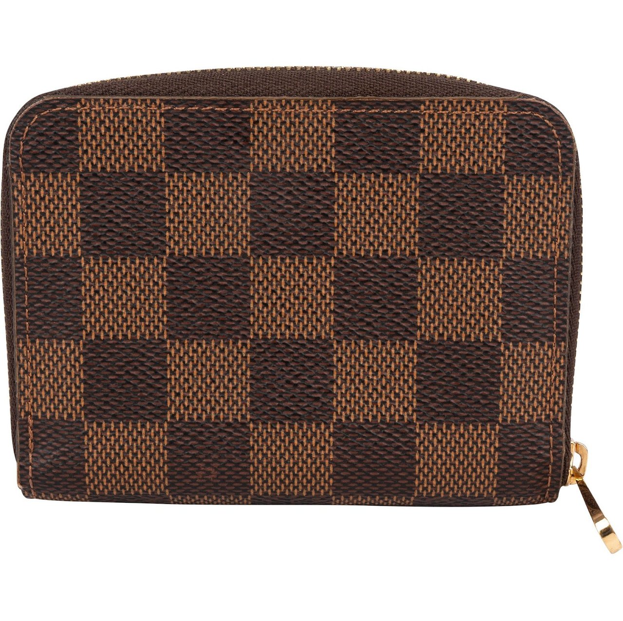 Louis Vuitton Monogram Damier Ebene Zippy Coin Wallet Bruin