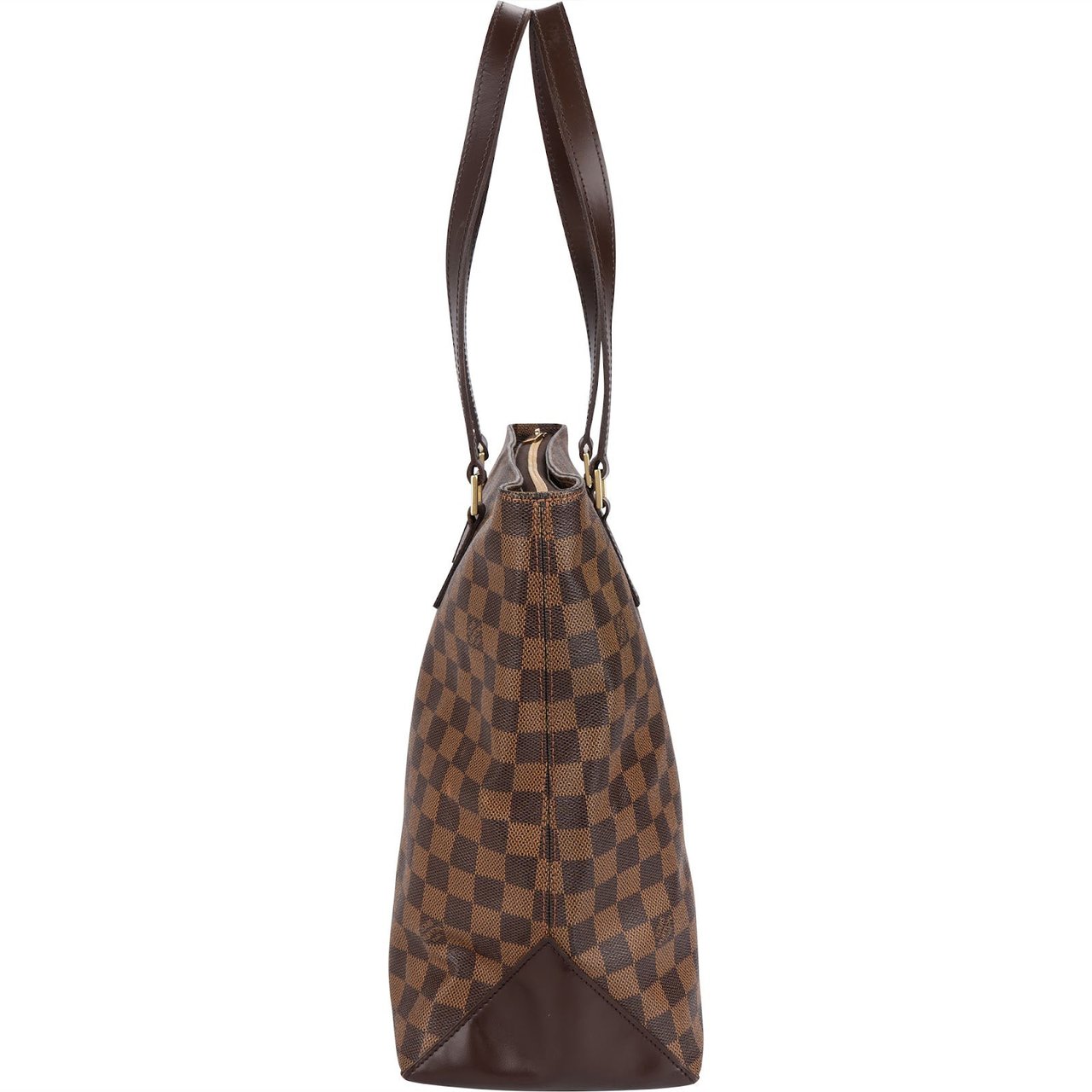 Louis Vuitton Louis Vuitton Monogram Damier Ebene Cabas Mezzo Shoulder Bag Bruin