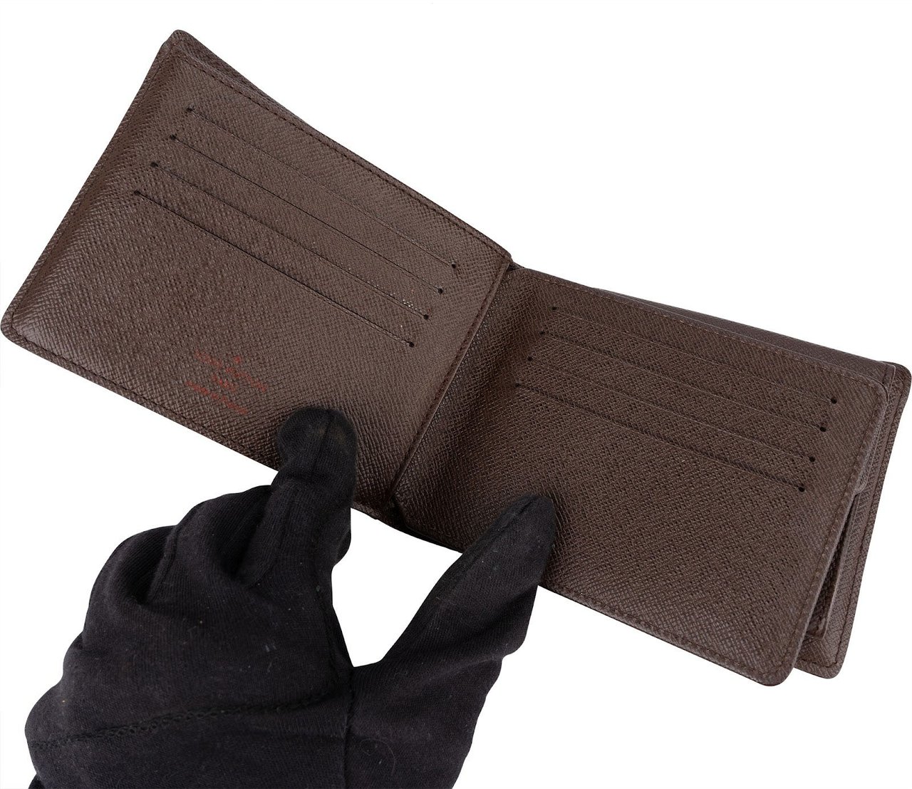 Louis Vuitton Monogram Damier Ebene Multiple Wallet Bruin