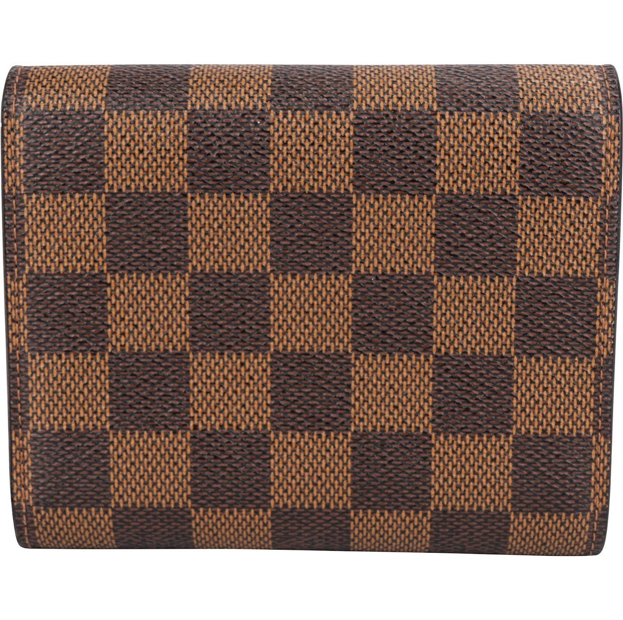 Louis Vuitton Monogram Damier Ebene Koala Compact Wallet Bruin