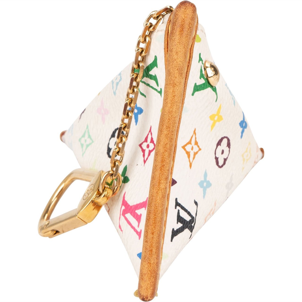 Louis Vuitton Canvas Monogram Multicolor Portifeuil Berlingo Key Pouch Wit