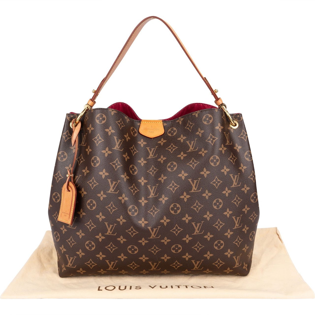 Louis Vuitton Louis Vuitton Monogram Canvas Graceful MM Handbag Bruin