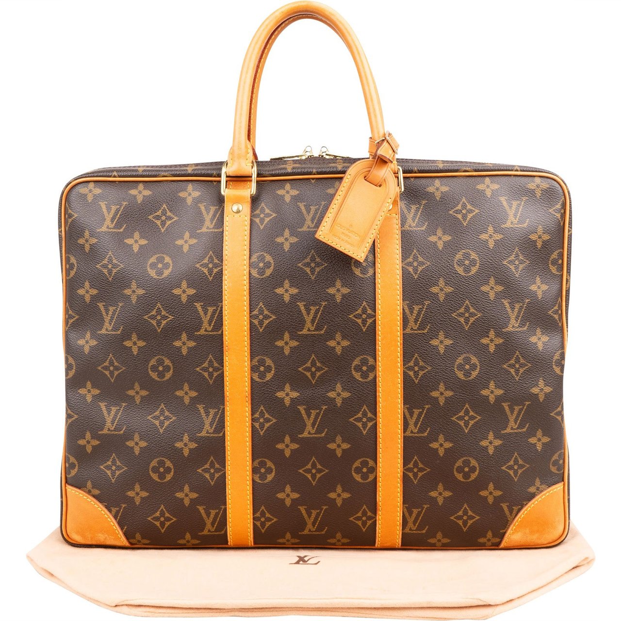 Louis Vuitton Louis Vuitton Monogram Canvas Porte-Documents Voyage Handbag Bruin