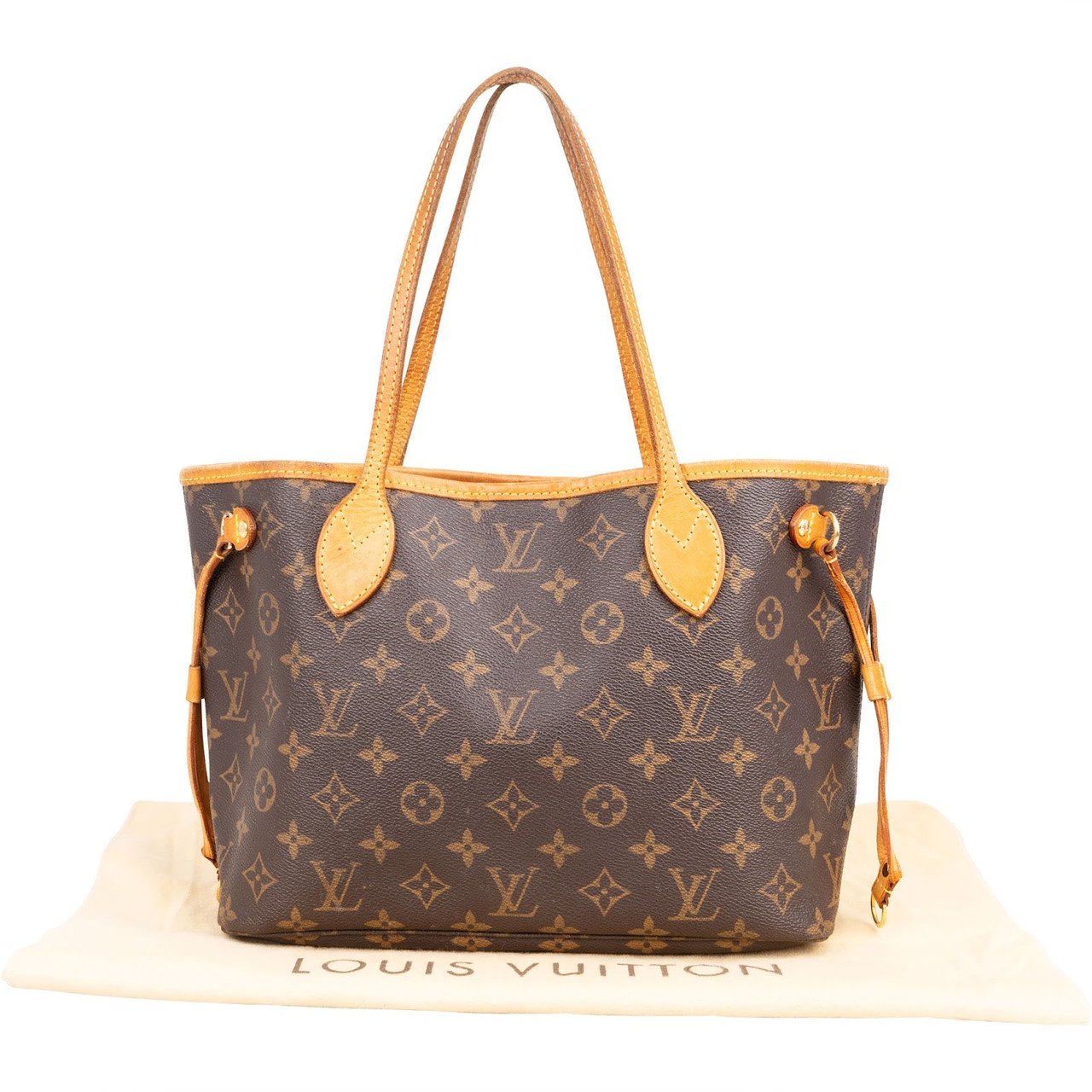 Louis Vuitton Monogram Canvas Neverfull PM Handbag Bruin