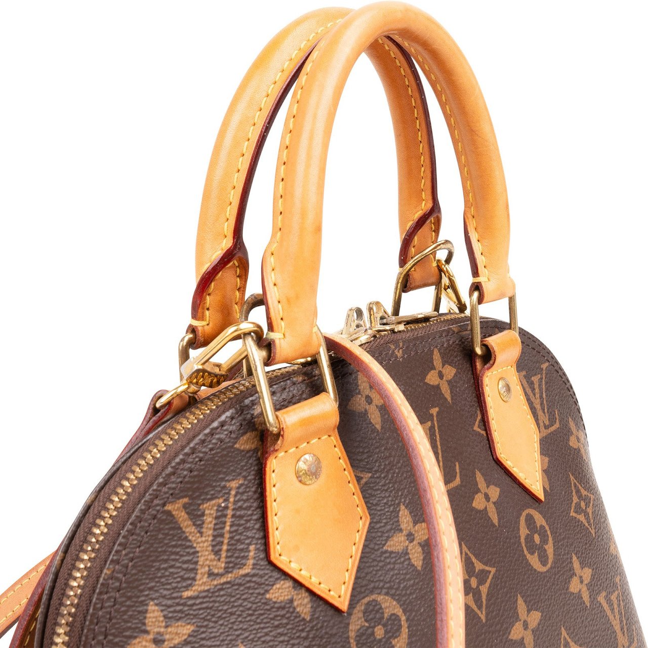 Louis Vuitton Louis Vuitton Monogram Canvas Alma BB Handbag Bruin