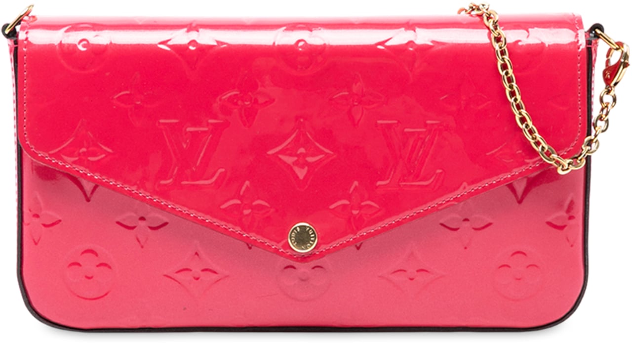 Louis Vuitton Monogram Vernis Pochette Felicie Roze
