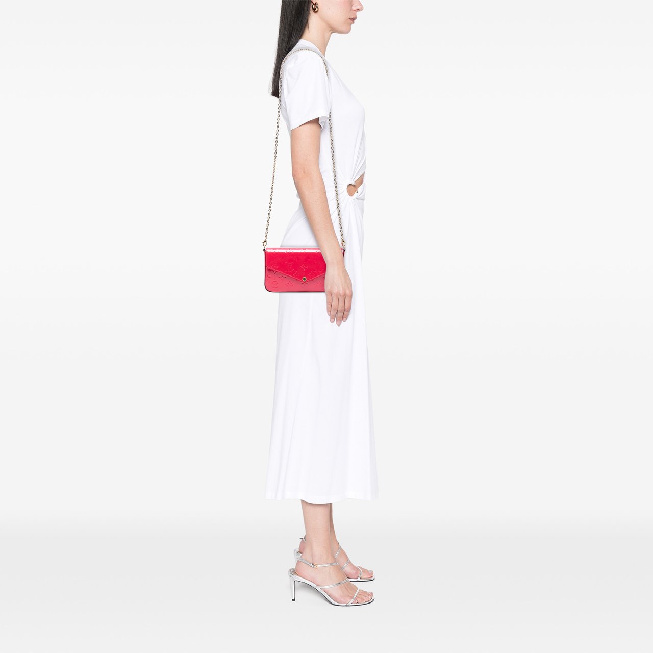 Louis Vuitton Monogram Vernis Pochette Felicie Roze