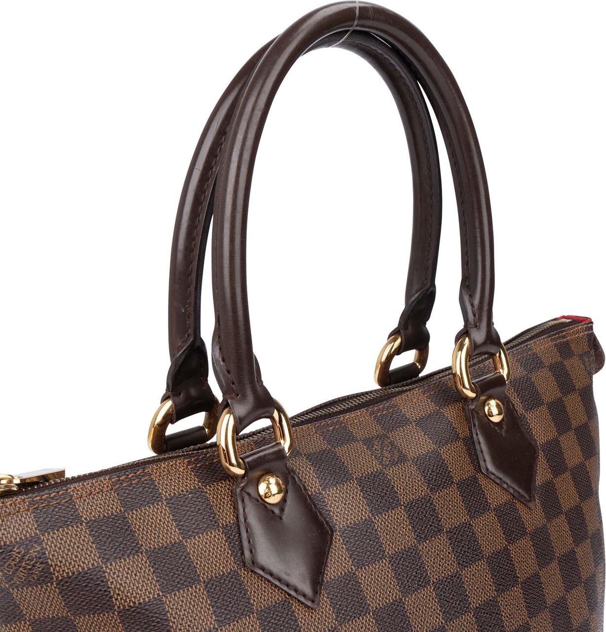 Louis Vuitton Louis Vuitton Damier Ebene Monogram Saleya PM Handbag Divers