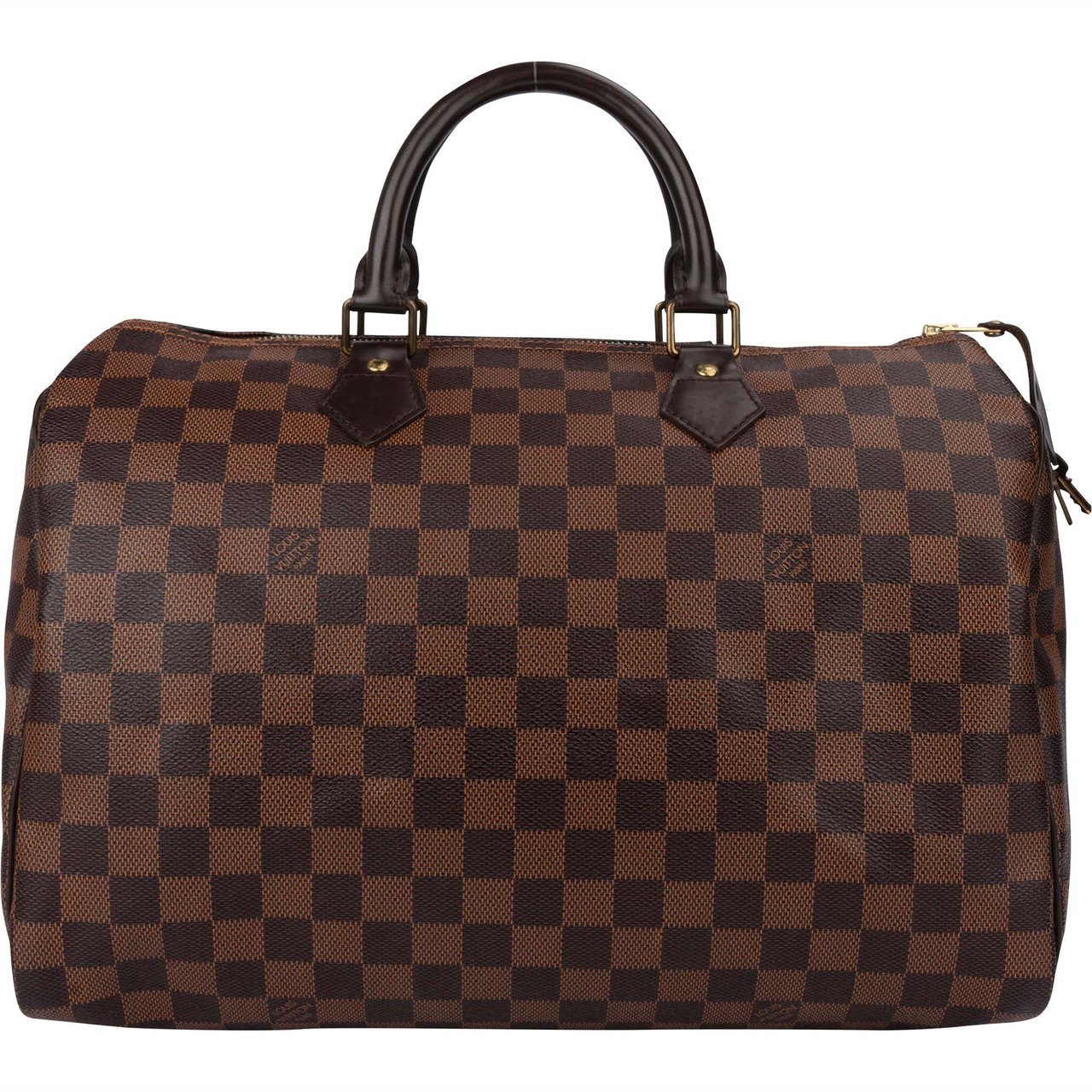 Louis Vuitton Louis Vuitton Damier Ebene Monogram Speedy 35 Handbag Divers