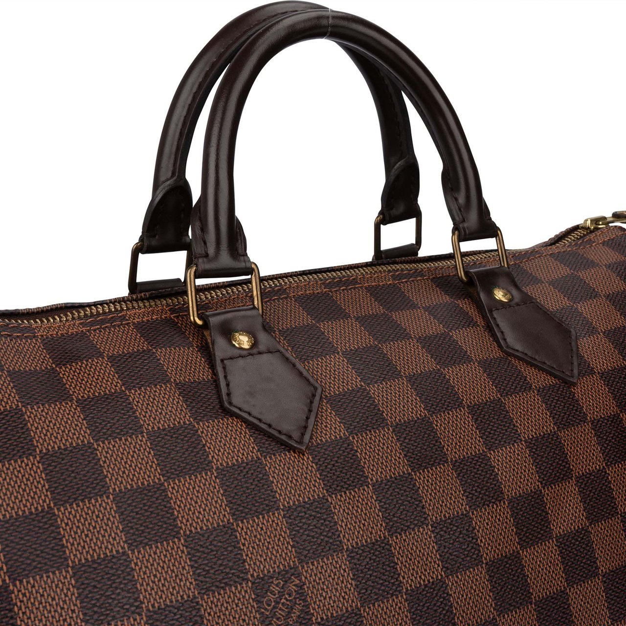 Louis Vuitton Louis Vuitton Damier Ebene Monogram Speedy 35 Handbag Divers