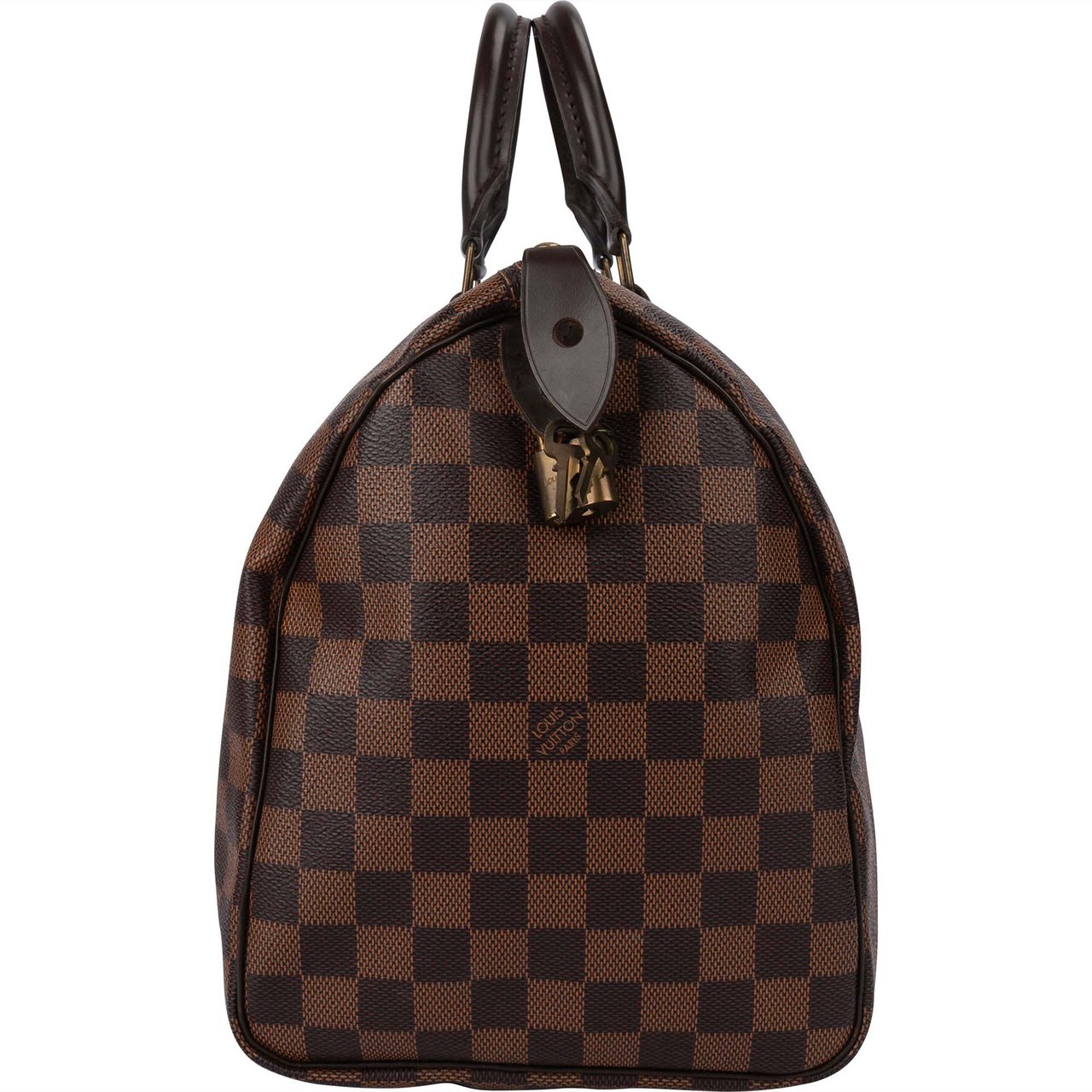 Louis Vuitton Louis Vuitton Damier Ebene Monogram Speedy 35 Handbag Divers