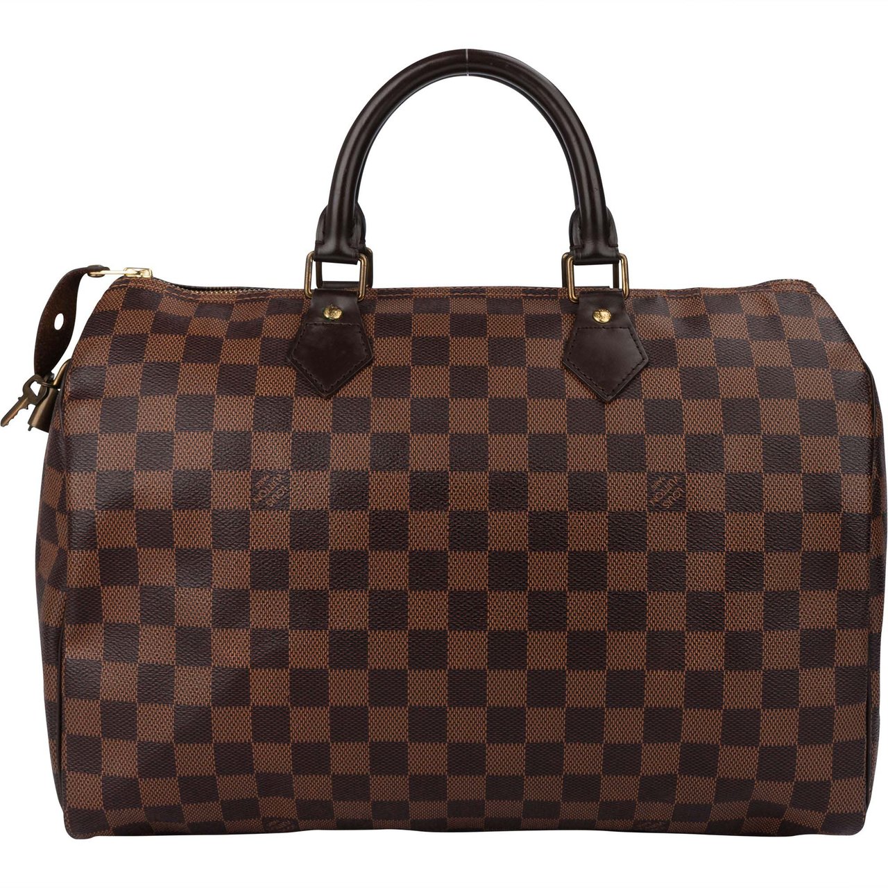 Louis Vuitton Louis Vuitton Damier Ebene Monogram Speedy 35 Handbag Divers