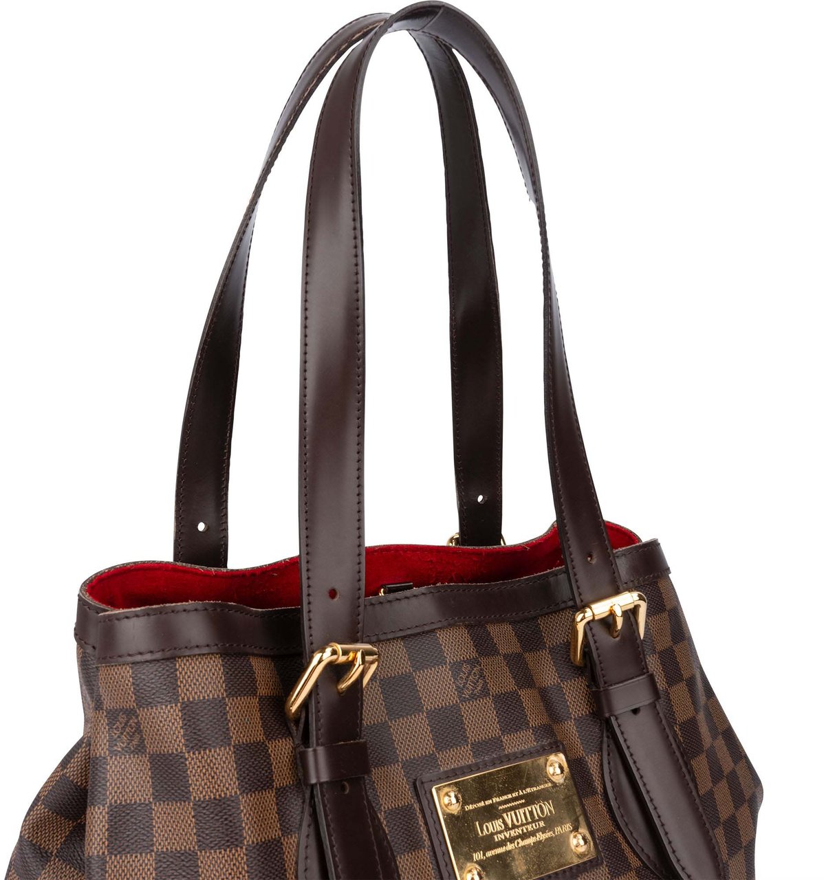 Louis Vuitton Louis Vuitton Damier Ebene Monogram Hampstead MM Handbag Divers