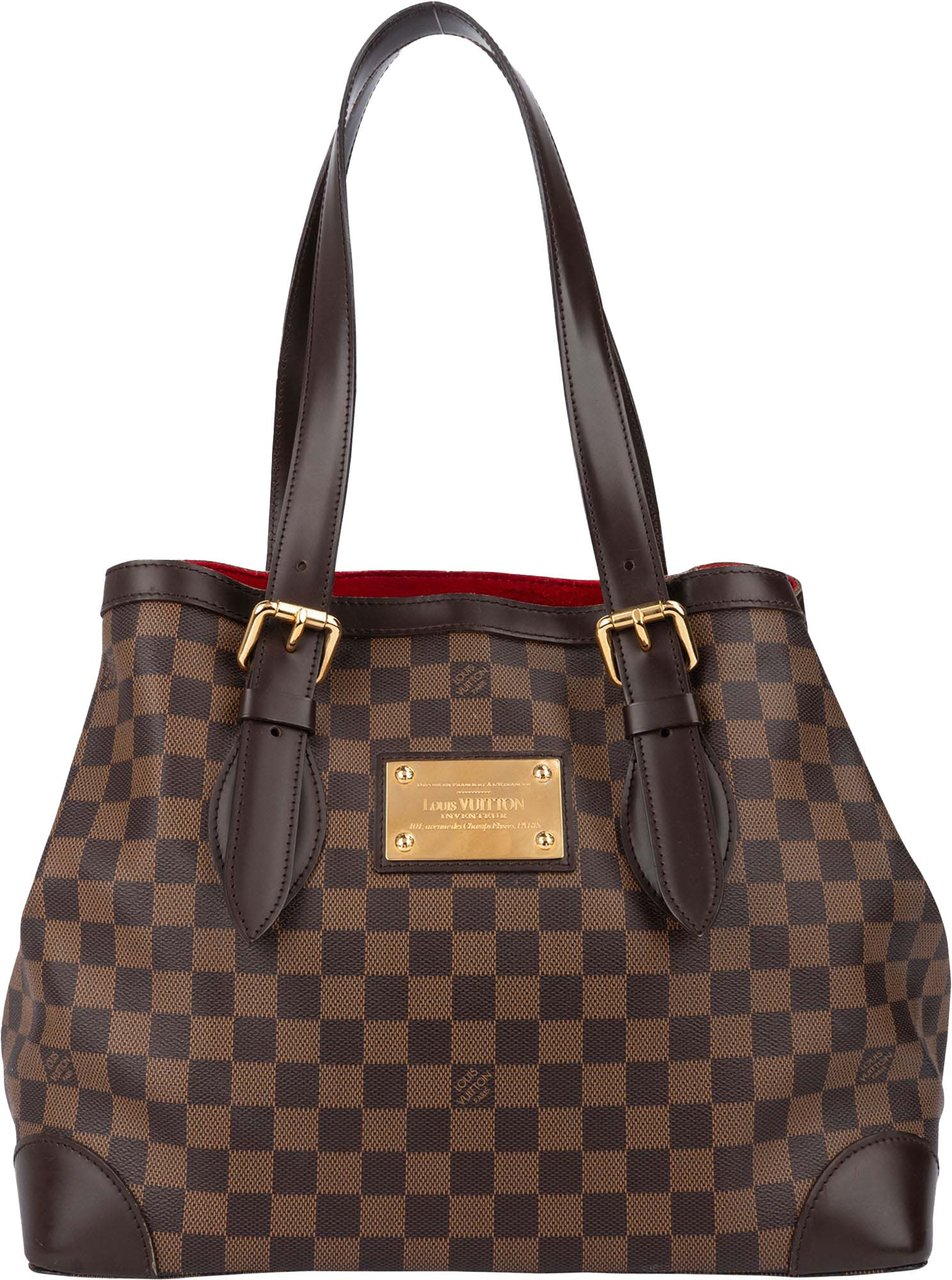 Louis Vuitton Louis Vuitton Damier Ebene Monogram Hampstead MM Handbag Divers
