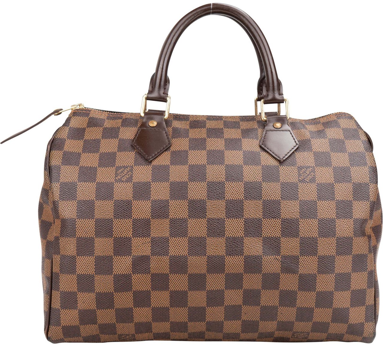 Louis Vuitton Louis Vuitton Damier Ebene Monogram Speedy 30 Handbag Divers
