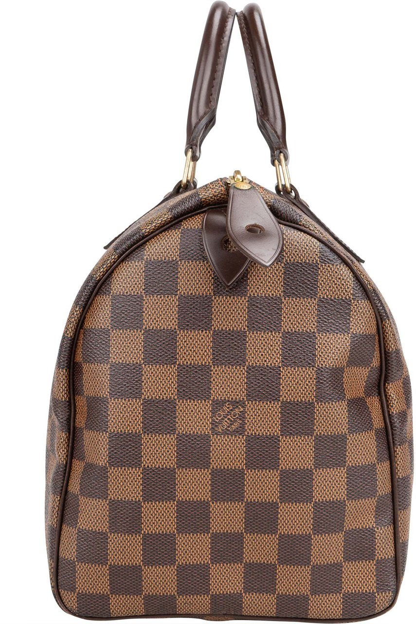 Louis Vuitton Louis Vuitton Damier Ebene Monogram Speedy 30 Handbag Divers