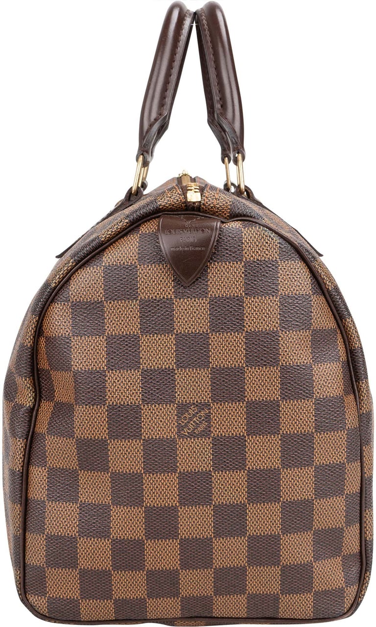 Louis Vuitton Louis Vuitton Damier Ebene Monogram Speedy 30 Handbag Divers