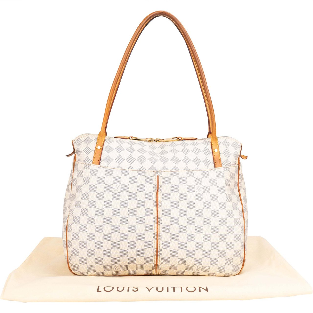 Louis Vuitton Louis Vuitton Damier Azur Monogram Figheri GM Shoulder Bag Divers