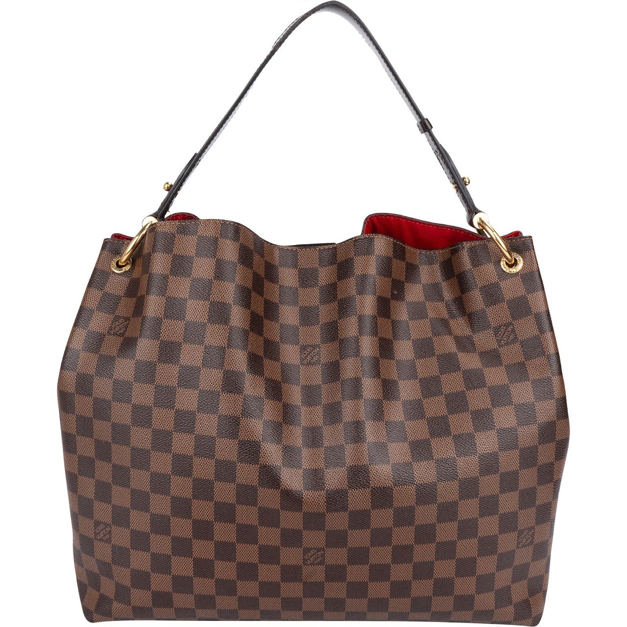 Louis Vuitton Louis Vuitton Monogram Damier Ebene Graceful MM Shoulder Bag Bruin