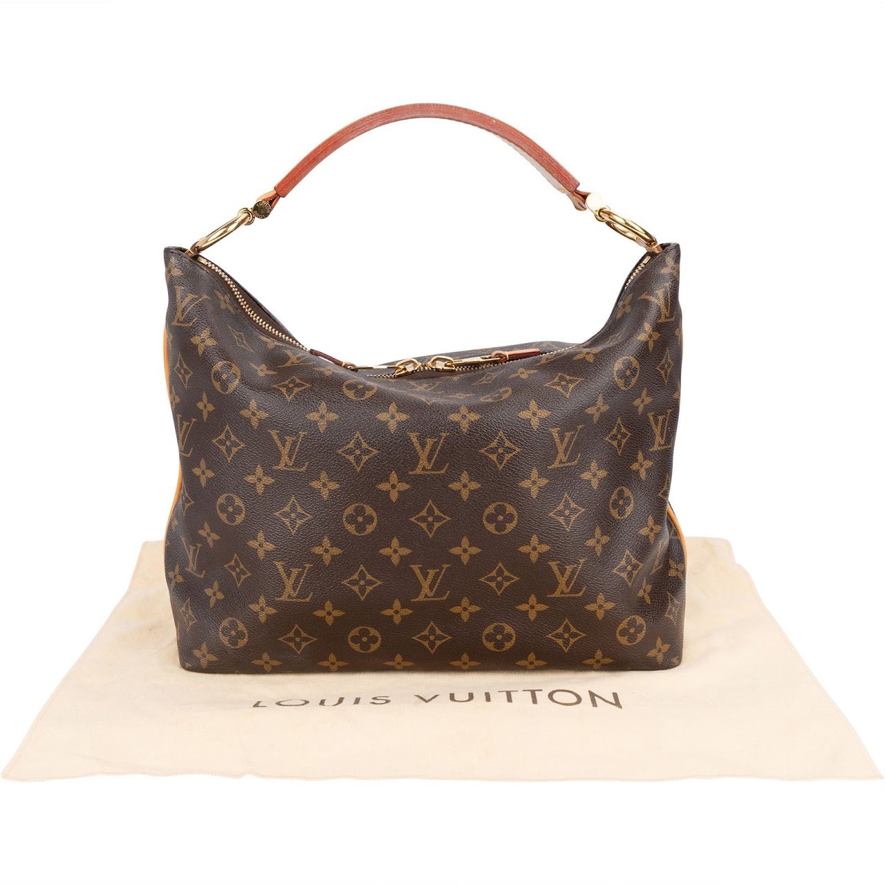 Louis Vuitton Louis Vuitton Monogram Canvas Sully PM Handbag Bruin