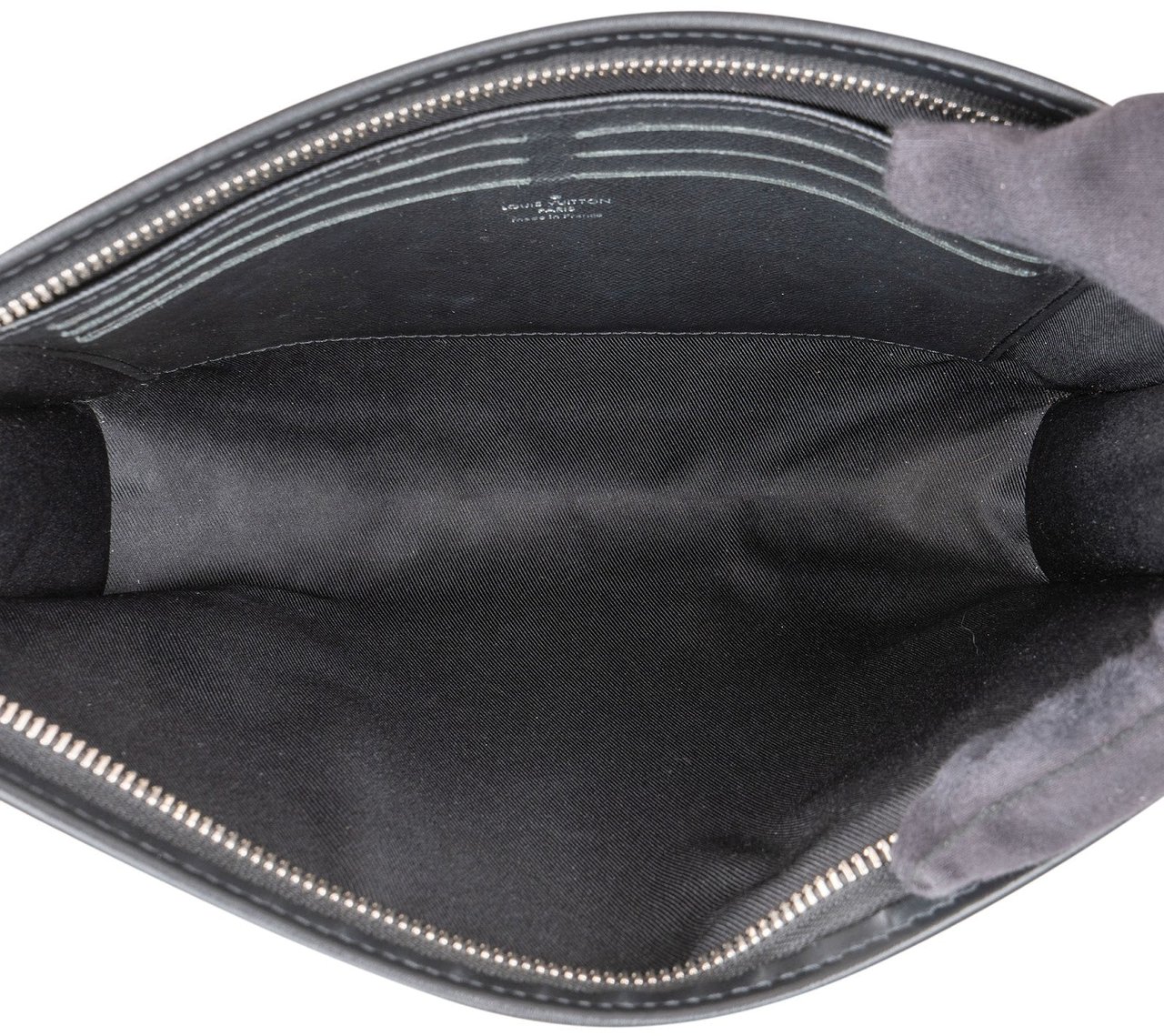 Louis Vuitton Louis Vuitton Limited Monogram Damier Graphite Pochette Voyage MM Clutch N60444 Zwart