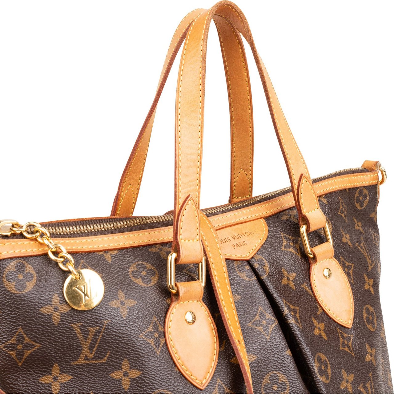 Louis Vuitton Louis Vuitton Monogram Canvas Palermo PM Handbag Bruin