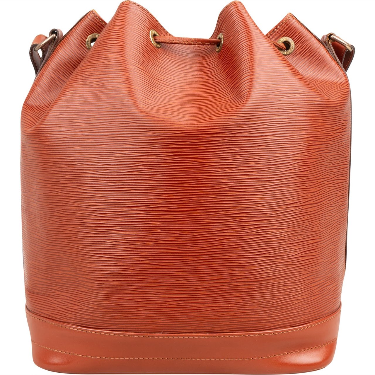 Louis Vuitton Cognac Epi Leather Sac Noé Grande Shoulder Bag Bruin
