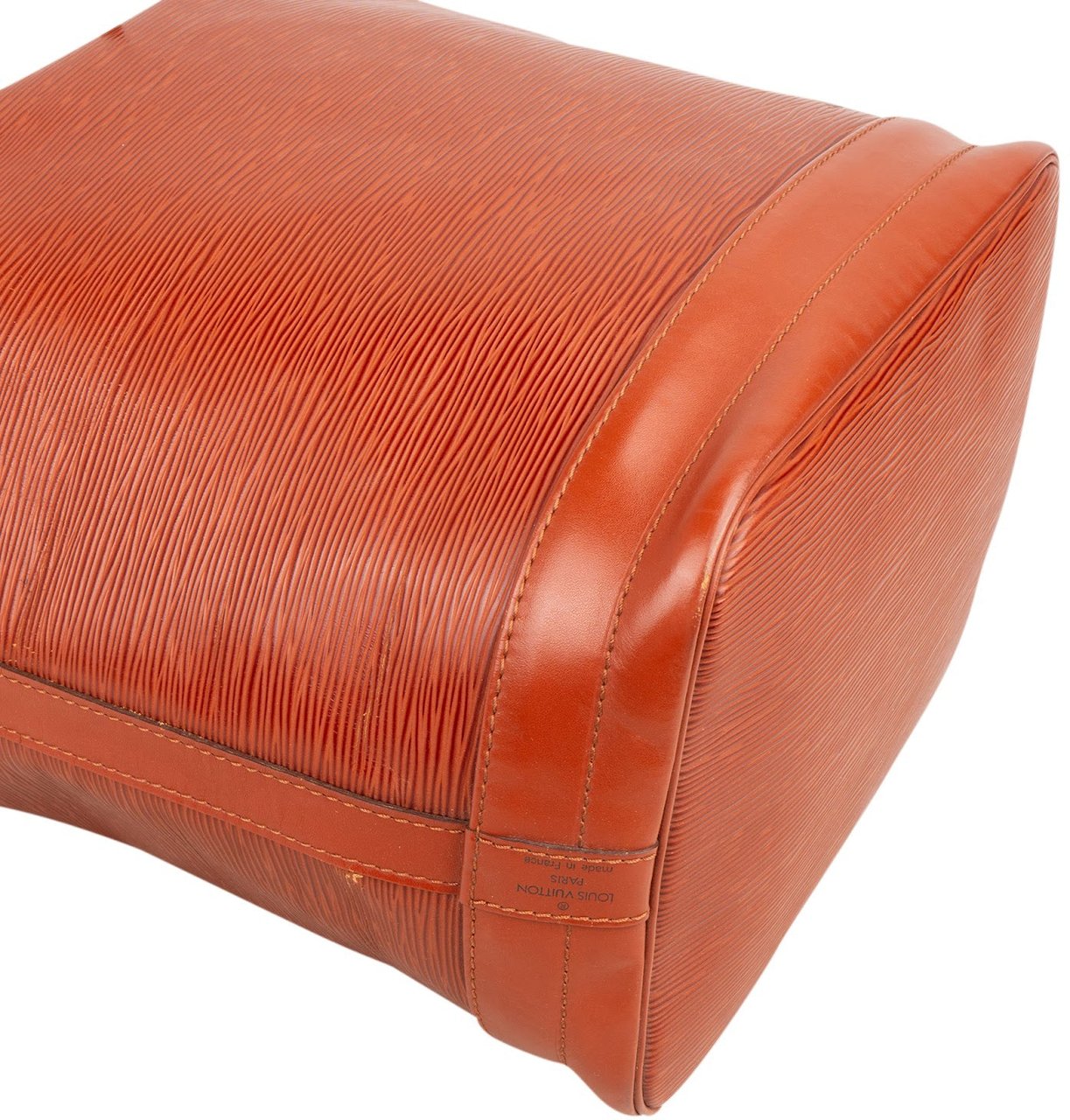 Louis Vuitton Cognac Epi Leather Sac Noé Grande Shoulder Bag Bruin