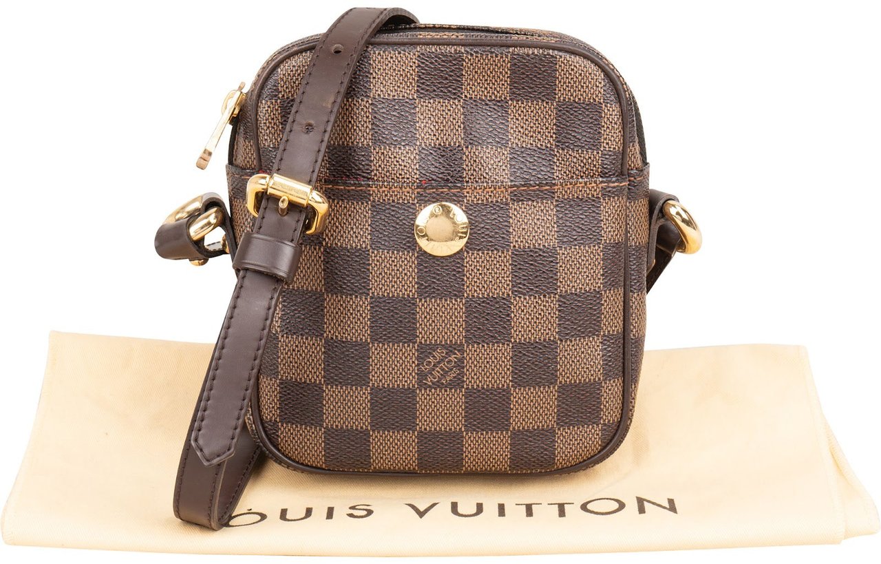 Louis Vuitton Louis Vuitton Monogram Damier Ebene Rift Crossbody Bag Bruin