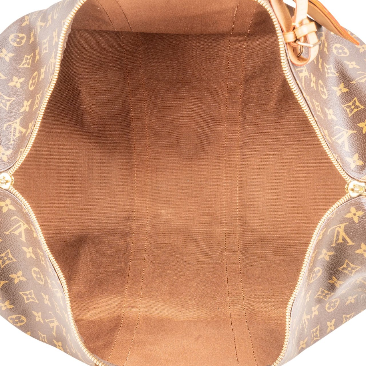Louis Vuitton Louis Vuitton Monogram Canvas Keepall 55 Bandoulière Travel Bag Bruin