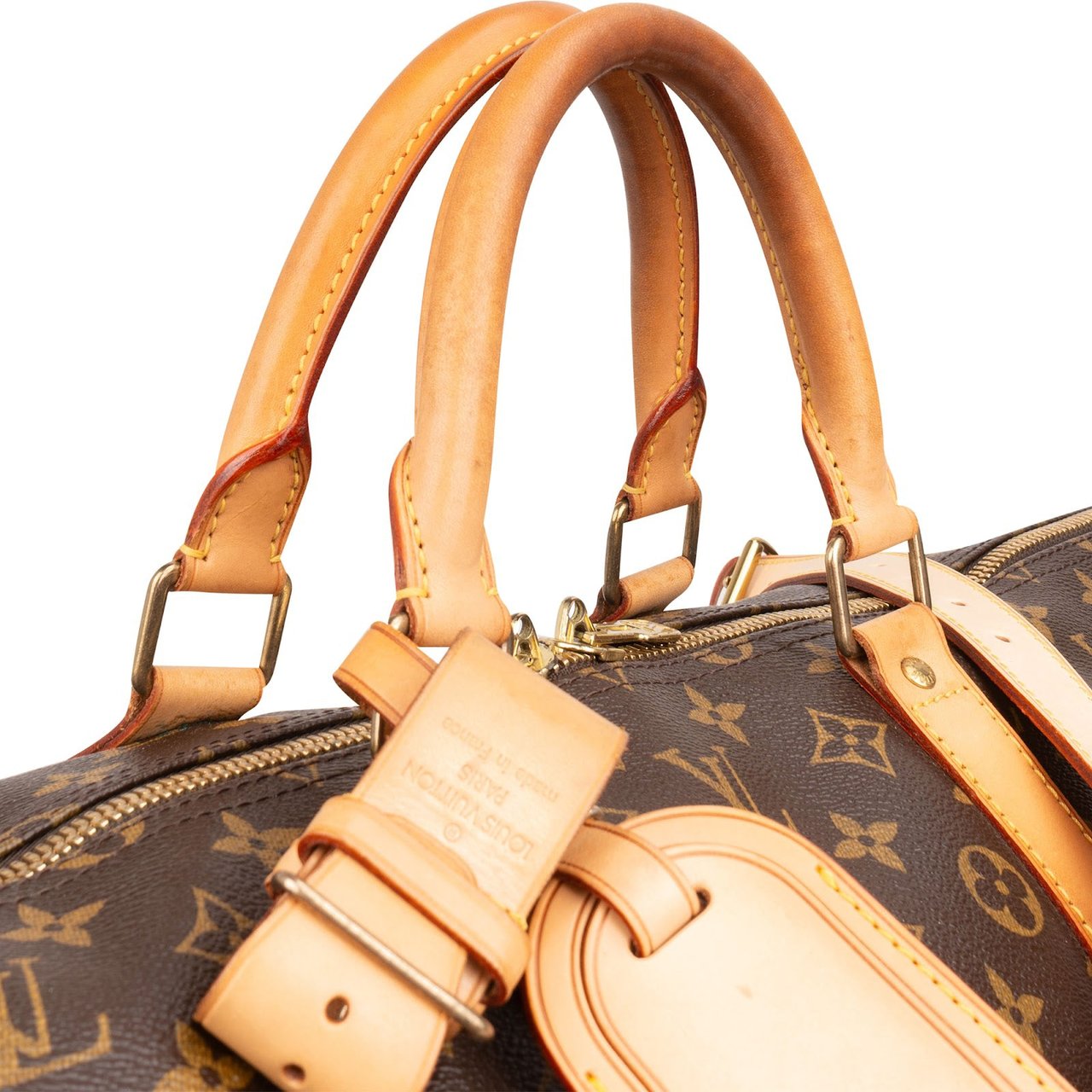 Louis Vuitton Louis Vuitton Monogram Canvas Keepall 55 Bandoulière Travel Bag Bruin