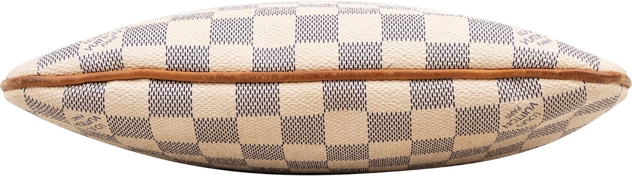 Louis Vuitton Monogram Damier Azur Canvas Pochette Bosphore Crossbody Bag Wit