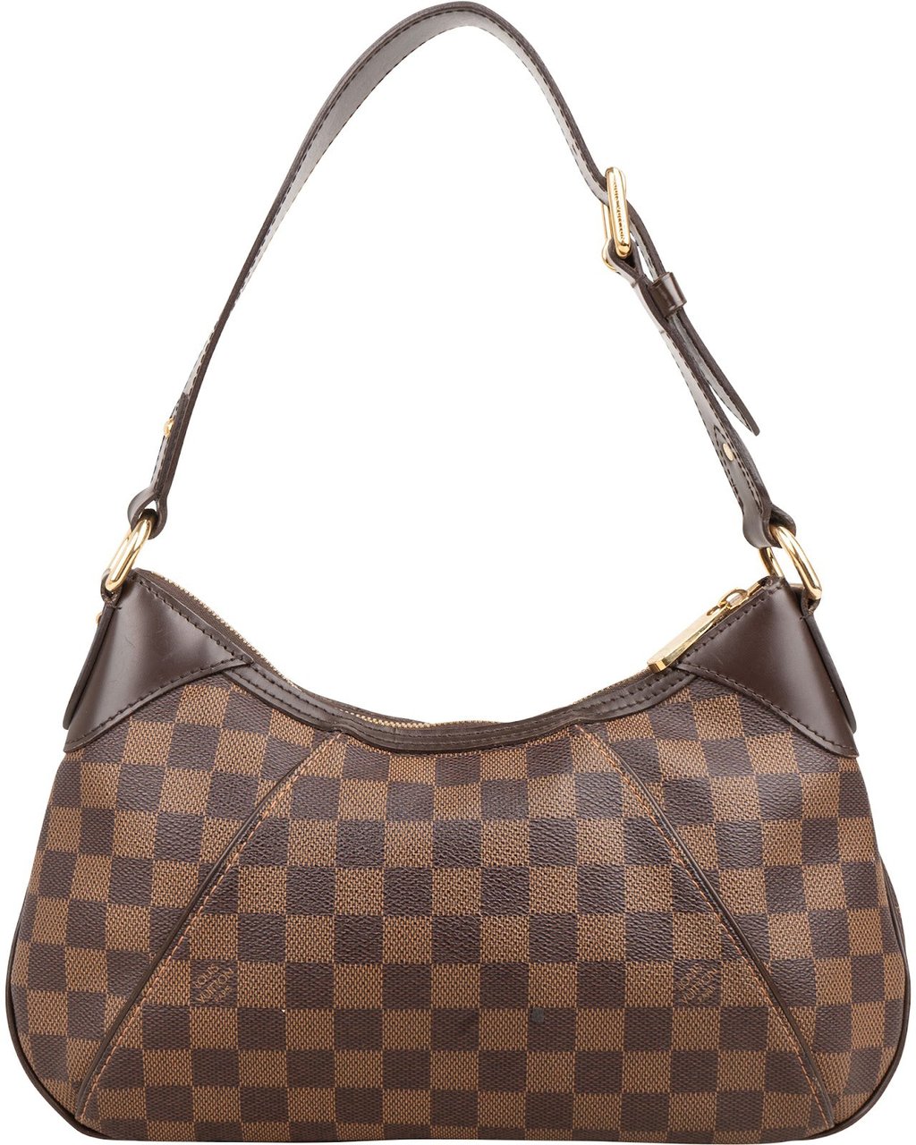 Louis Vuitton Monogram Damier Ebene Thames PM Shoulder Bag Bruin