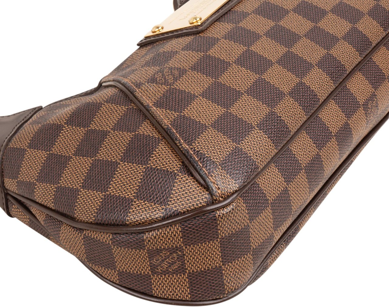 Louis Vuitton Monogram Damier Ebene Thames PM Shoulder Bag Bruin