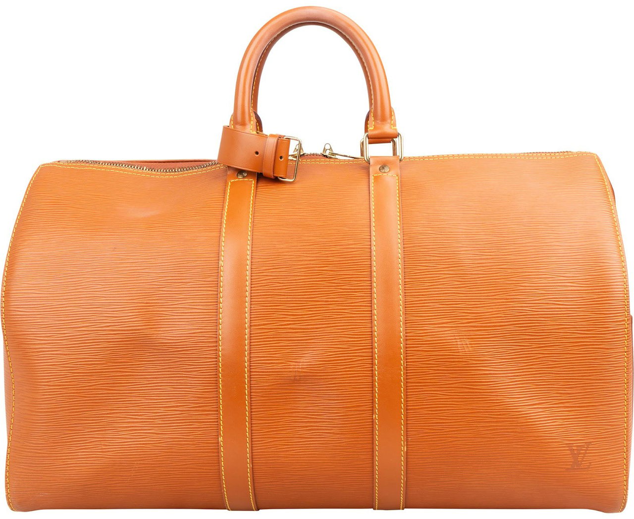 Louis Vuitton Louis Vuitton Kenyan Fawn Epi Leather Keepall 50 Travel Bag Oranje