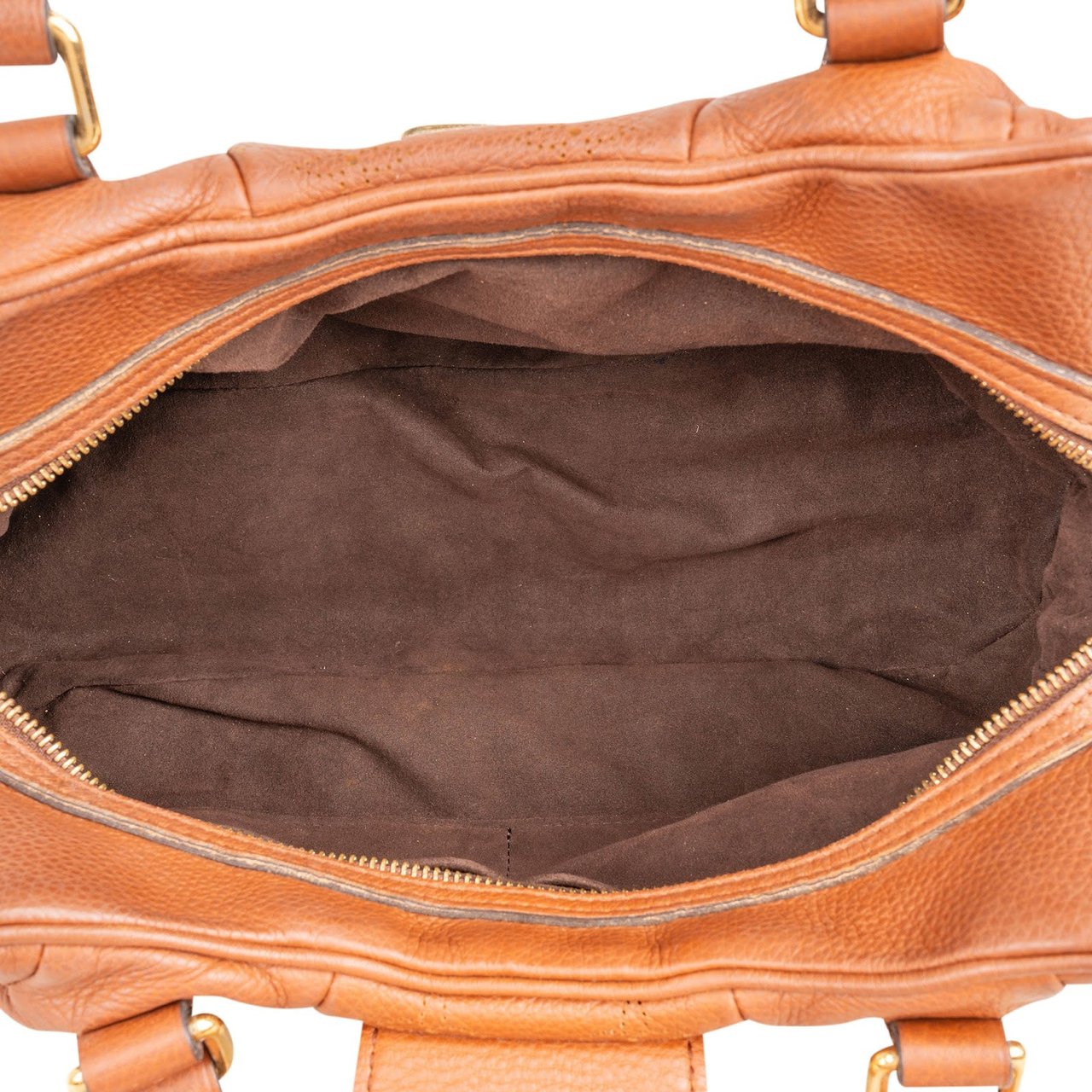 Louis Vuitton Louis Vuitton Brown Mahina Leather Lunar PM Shoulder Bag Bruin