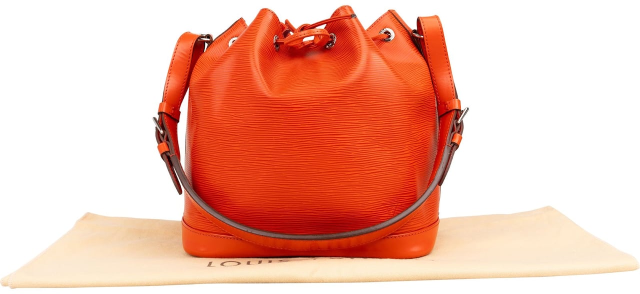 Louis Vuitton Louis Vuitton Orange Epi Leather NM Sac Noé Petit Shoulder Bag Oranje