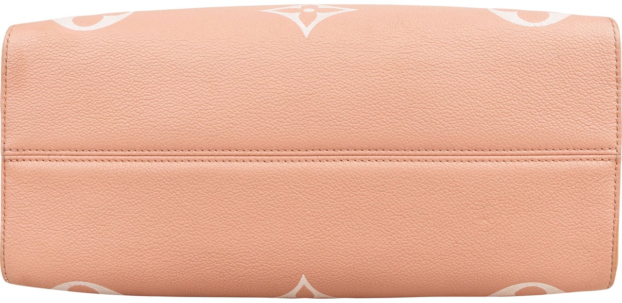 Louis Vuitton Leather Monogram Empreinte Giant OnTheGo MM Handbag Rood