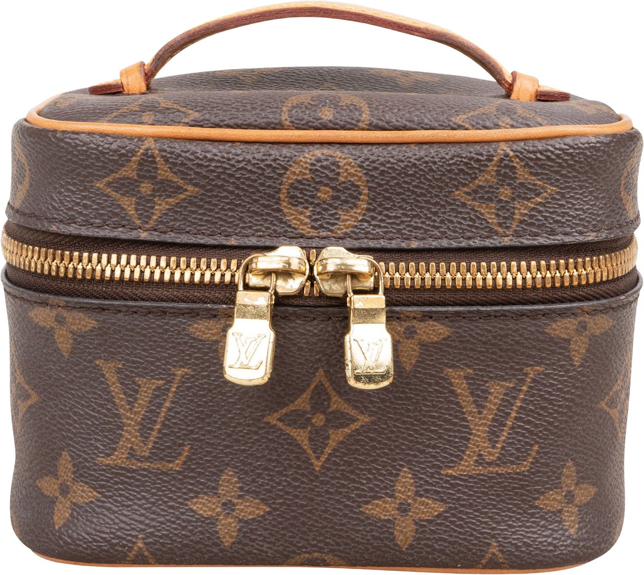 Louis Vuitton Louis Vuitton Monogram Canvas Nice Nano Vanity Handbag Bruin
