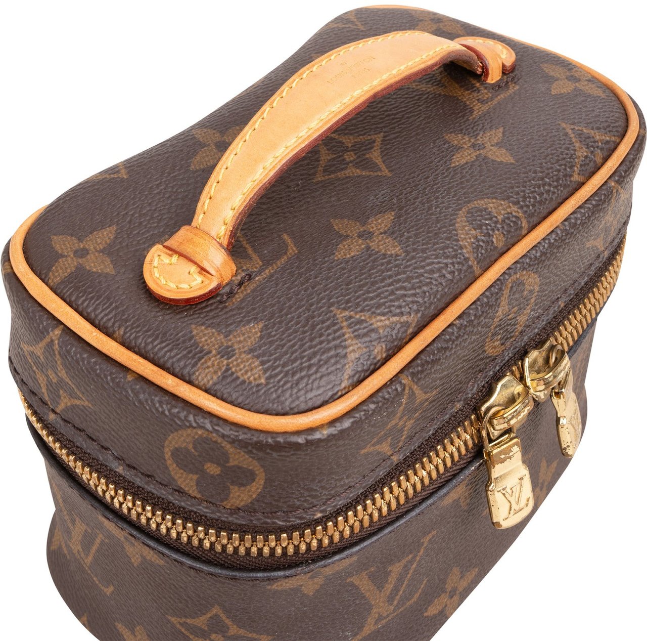 Louis Vuitton Louis Vuitton Monogram Canvas Nice Nano Vanity Handbag Bruin